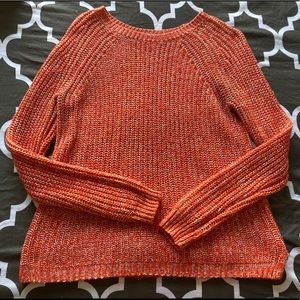 Fade Glory Coral Orange Sweater